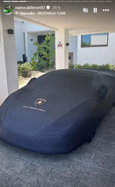 Nano Calderón desembolsó una millonaria cifra por su nuevo auto de lujo.