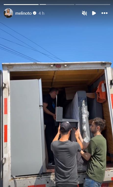 Meli Noto se encuentra en plena mudanza hacia la casa de Pangal Andrade en el Cajón del Maipo.