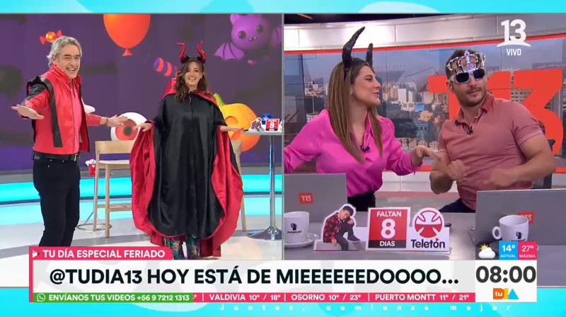 José Luis Reppening bailando en Tu Día