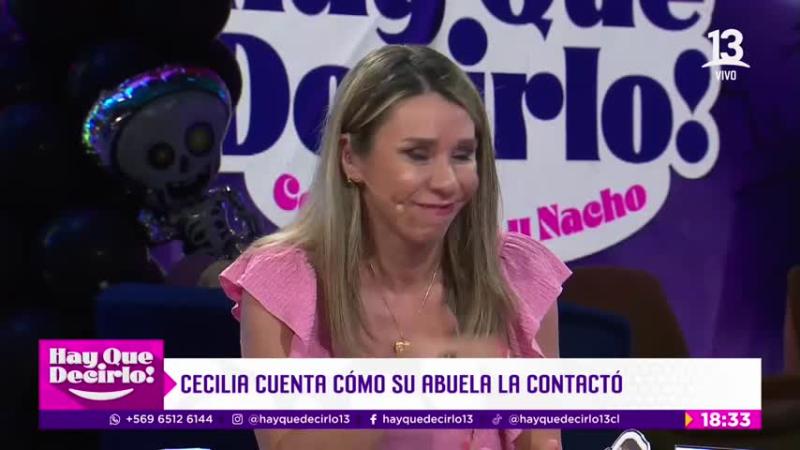 Cecilia Gutiérrez se emociona al recordar a su abuela.