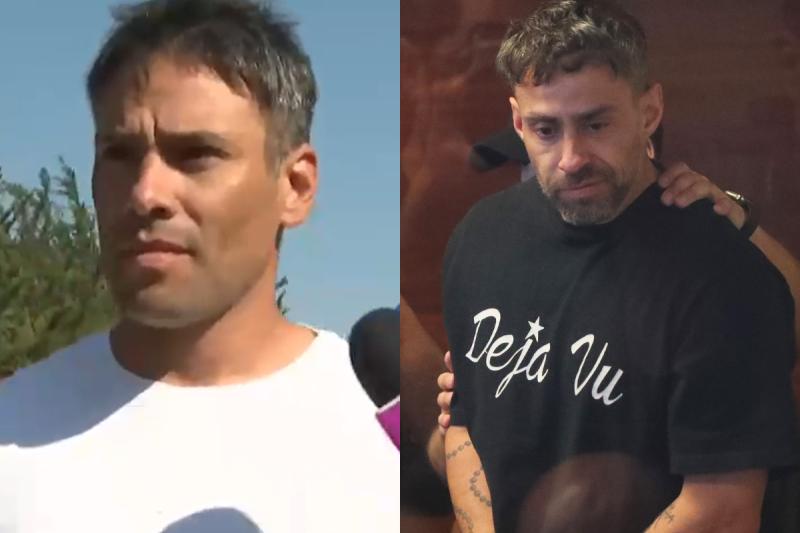 Claudio Valdivia visitó a su hermano, Jorge Valdivia