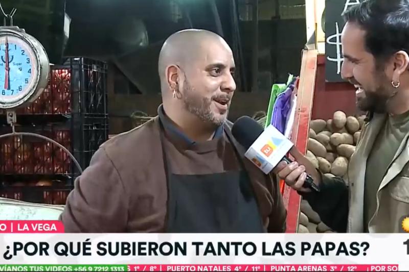 Comerciante de La Vega Central explica el alza en el precio de la papa