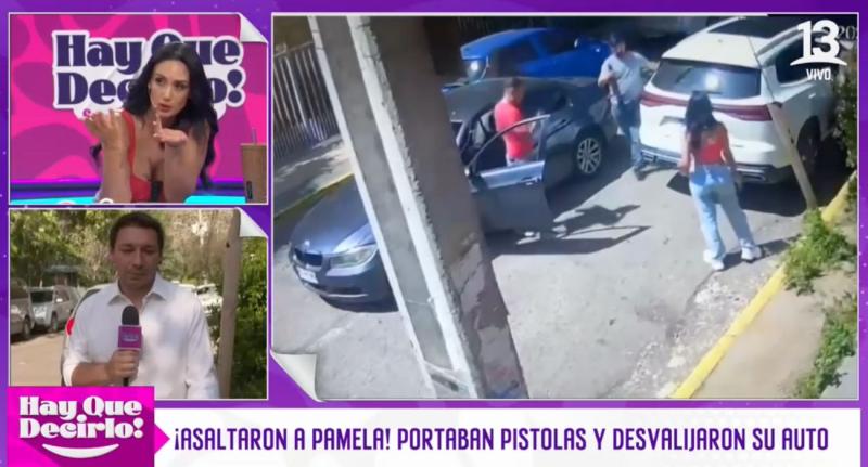 Pamela Díaz sufrió llamativo robo en Santiago - Hay que decirlo