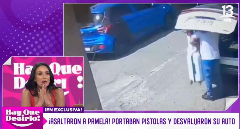 El momento exacto cuando le roban a Pamela Díaz en Recoleta - Hay que decirlo