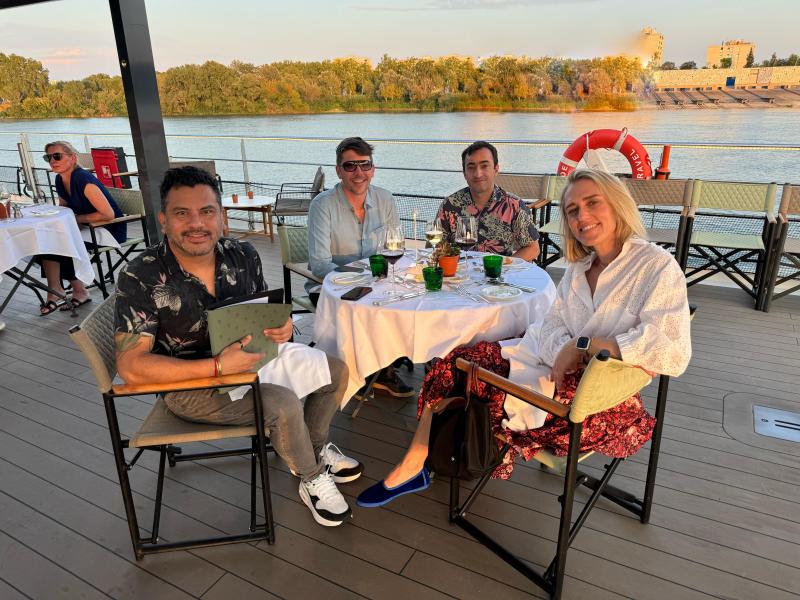 Virginia Demaria recorre el Río Ródano en Francia con la 5° temporada de “El Crucero”