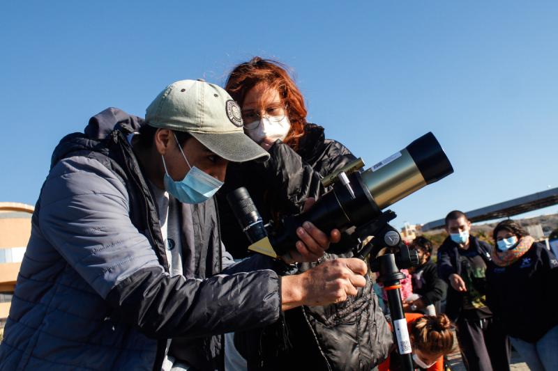 Eclipse solar anular - Créditos de la foto: ATON