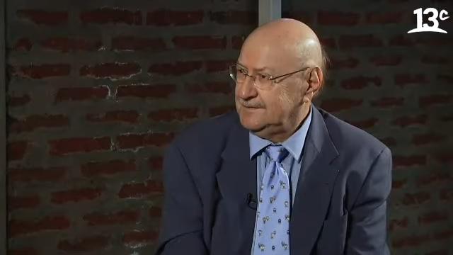 Antonio Skármeta en "El Giornalista" de 13C, 2017.