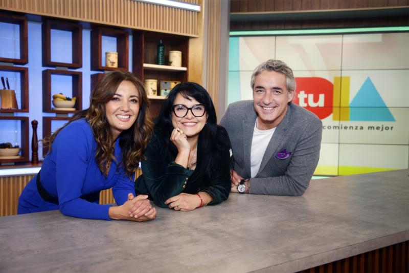 José Luis Repenning, Priscilla Vargas y Pamela Díaz en "Tu Día"