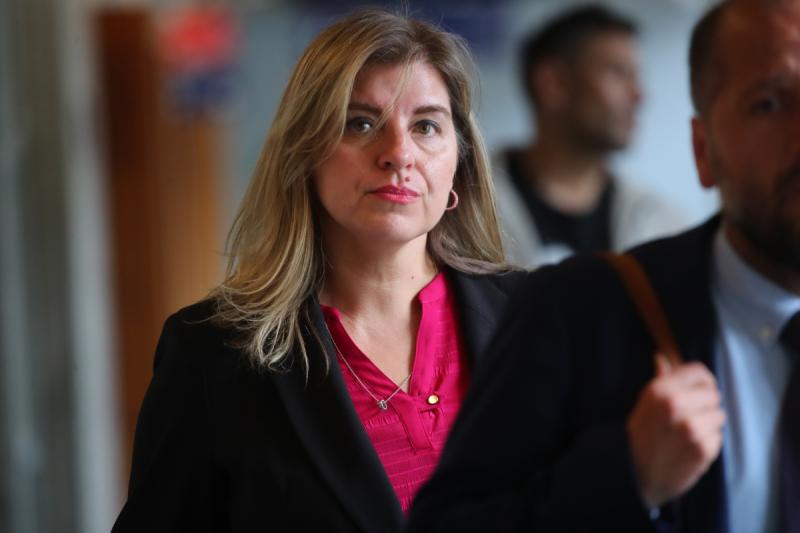 Erika Maira, primera abogada de Jorge Valdivia - Créditos: ATON