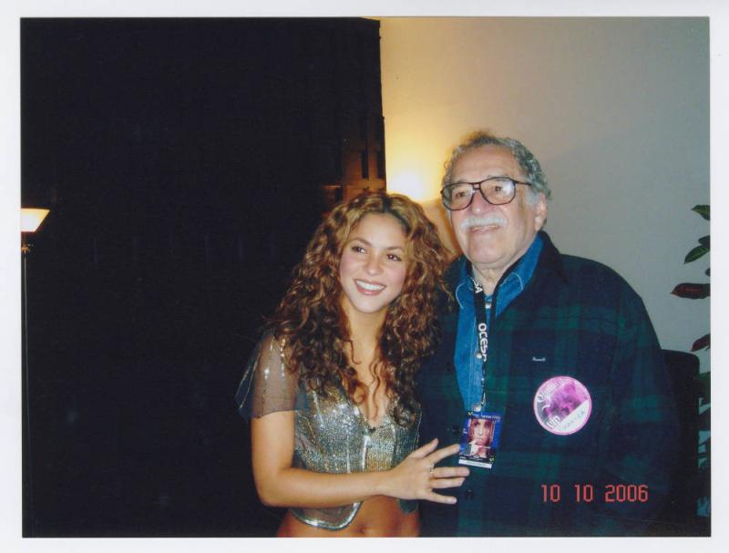 Shakira y Gabriel García Márquez en 2006.