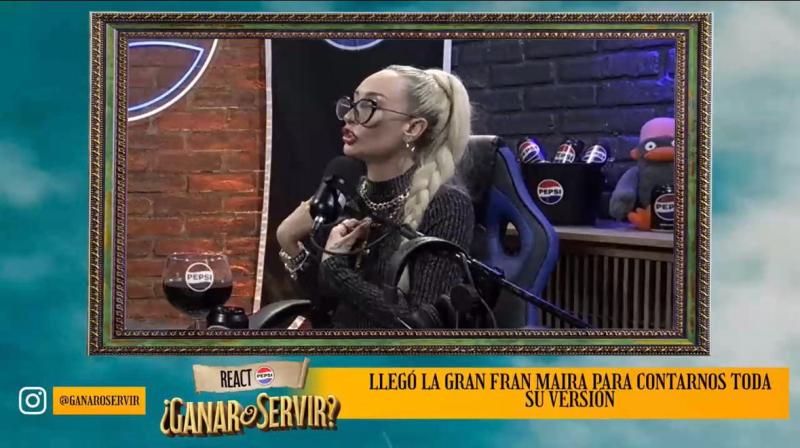 Fran Maira en el React de Ganar o Servir.