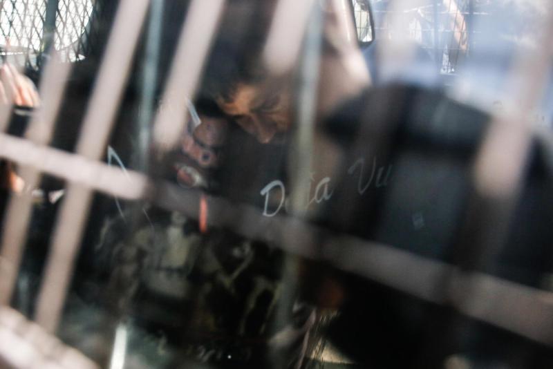 Jorge Valdivia trasladado al Centro de Justicia - Agencia Uno