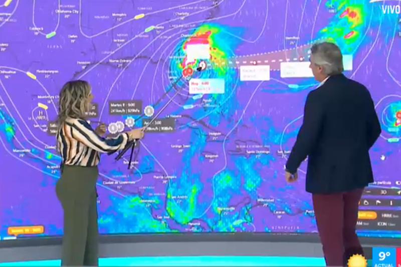 Michelle Adam informa las consecuencias del huracán Milton