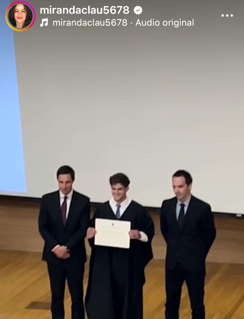 Hijo de Claudia Miranda - Instagram