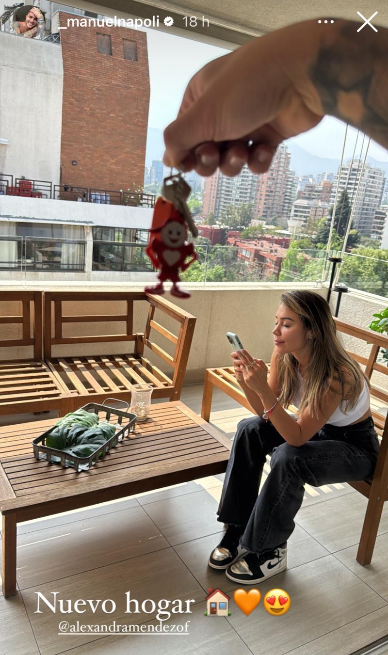 Manuel Napoli y Chama se fueron a vivir juntos - Instagram