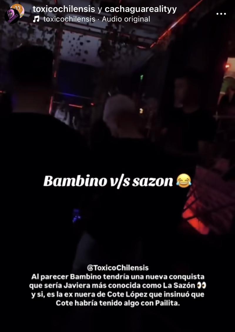 Captan a la ex nuera de Coté López bailando con Bambino - Instagram