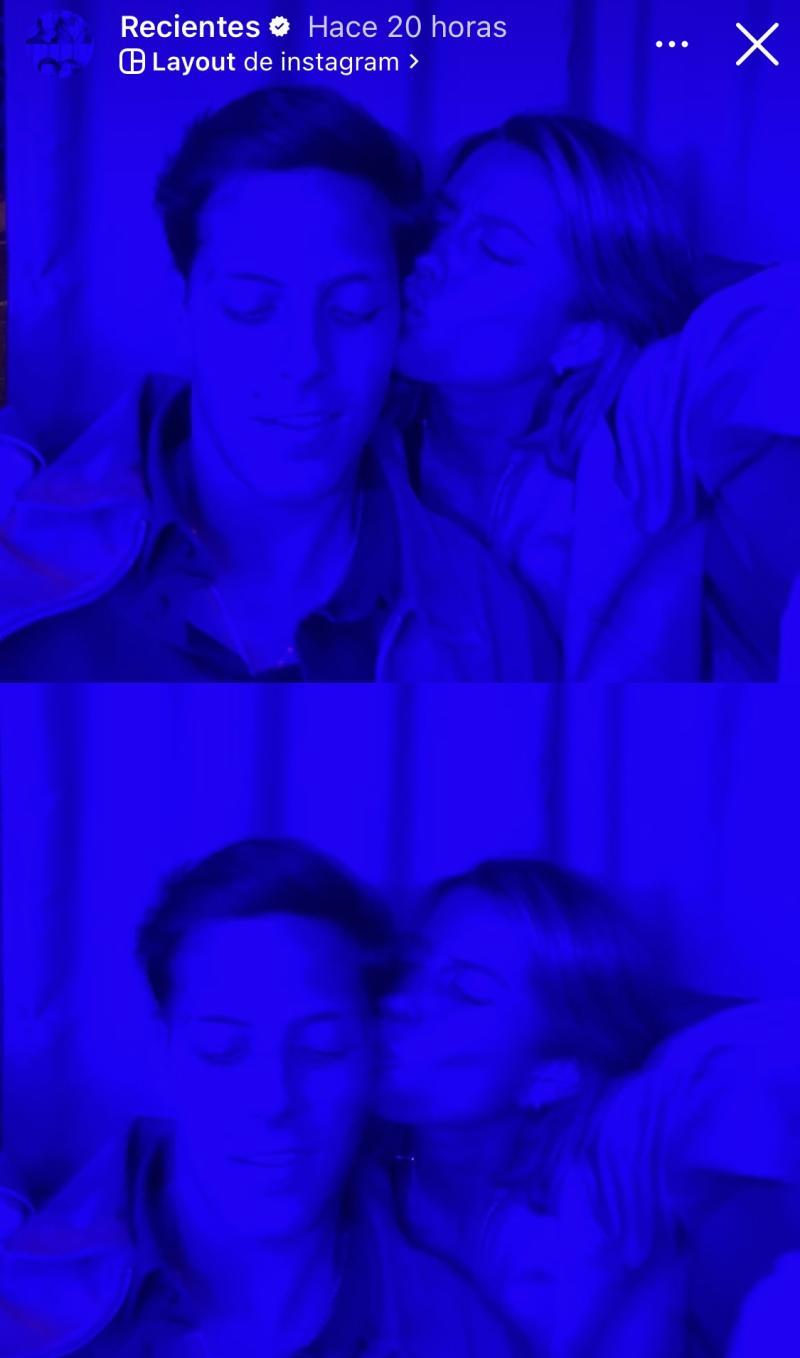 Máximo Menem junto a su nueva polola, Emilia Hidalgo.