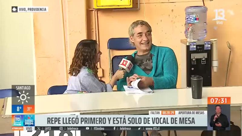 José Luis Repenning, vocal de mesa.