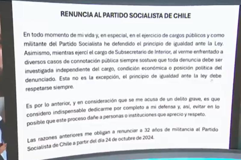 La renuncia de Manuel Monsalve