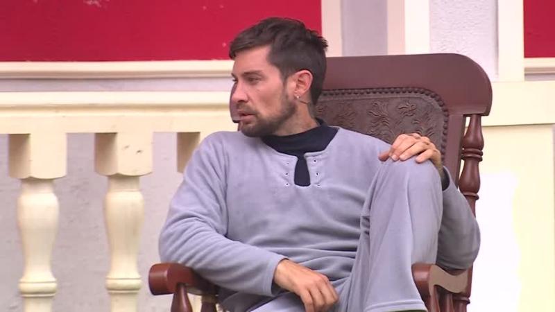 Luis Mateucci, durante su diálogo con Daniela.