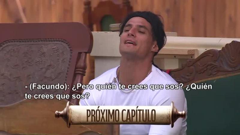 Oriana y Facundo discuten en Ganar o Servir.