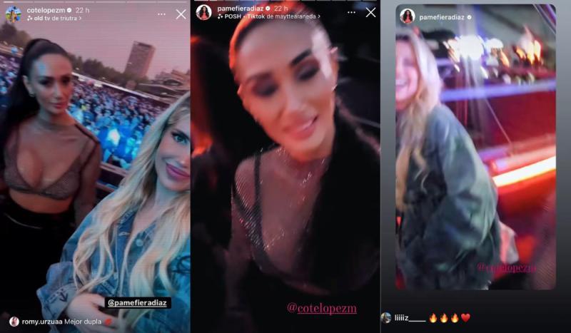 Coté López y Pamela Díaz alborotaron las redes tras salir de fiesta juntas.