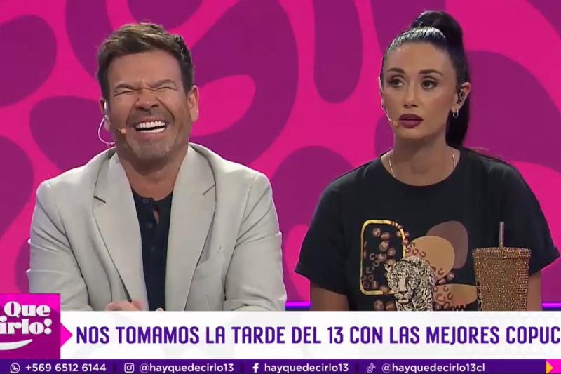 Pamela Díaz y Nacho Gutiérrez en "¡Hay que decirlo!"