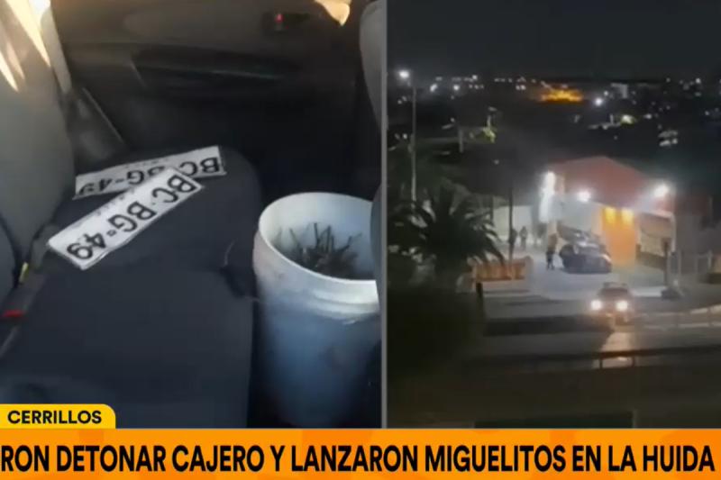 Intento de robo de cajero automático en Cerrillos