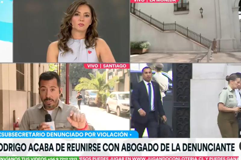 Rodrigo Pérez informando sobre caso Manuel Monsalve