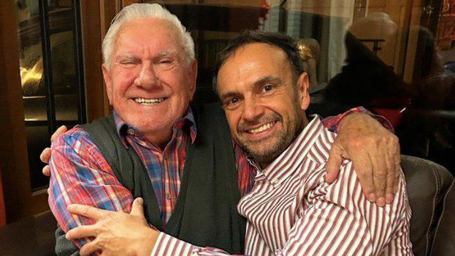 Rodrigo Sepúlveda y su papá.