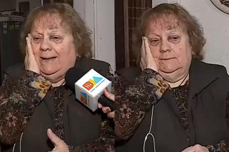 Señora de 78 años que sufrió turbazo