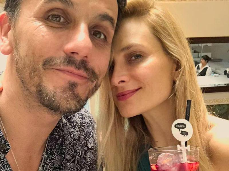 Sergio Lagos y Nicole.