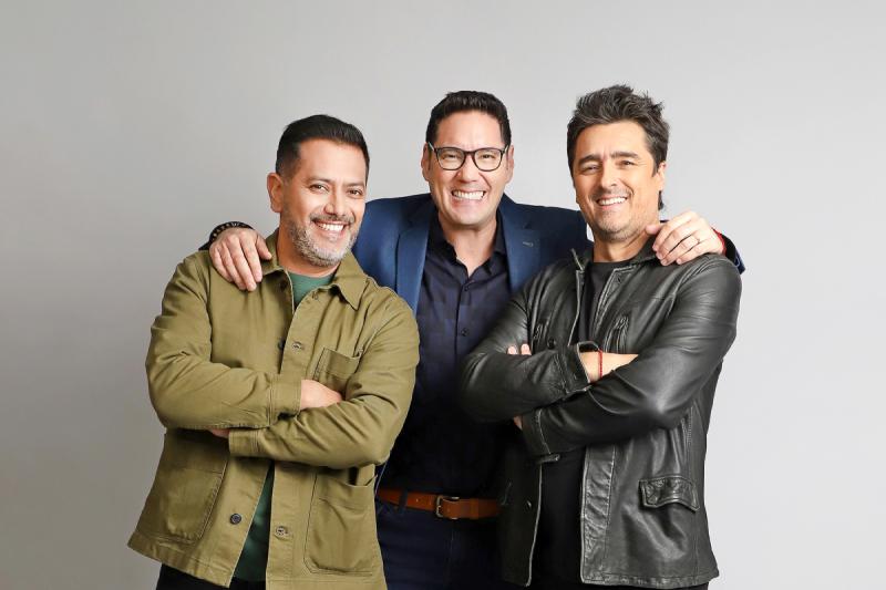 Pedro Ruminot, Pancho Saavedra y Jorge Zabaleta en "Socios por Chile"