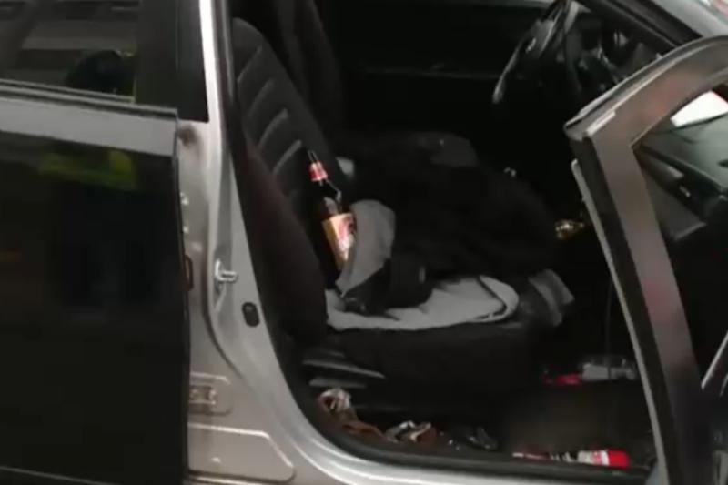 Taxista de Recoleta detenido por beber cerveza