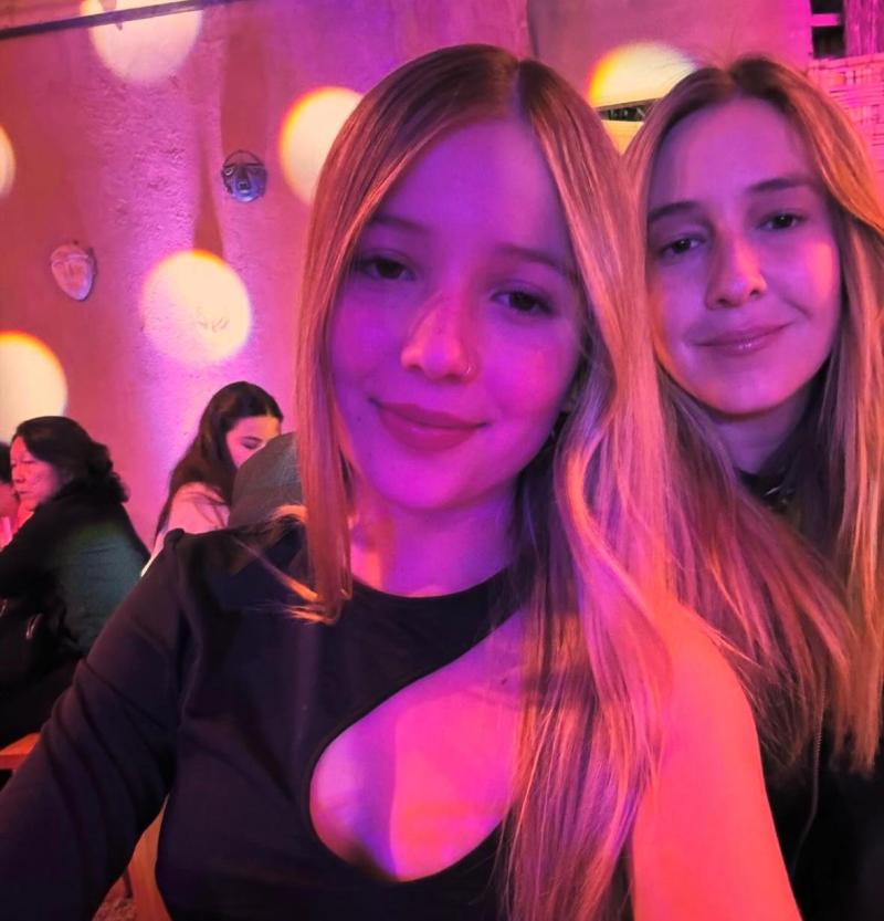 Valentina Saini y su hija Mati.