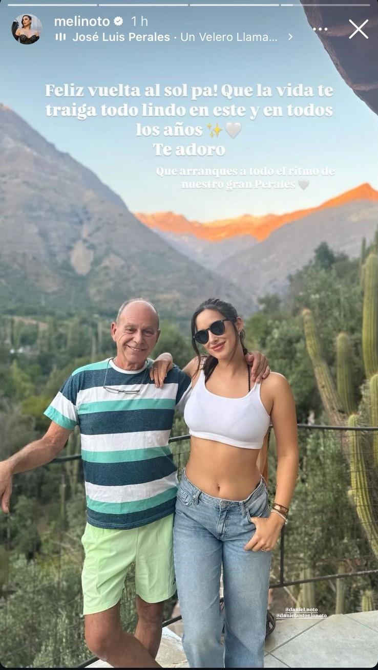 Historia de Meli Noto en Instagram