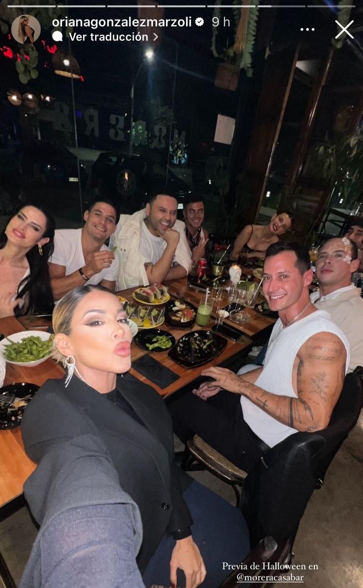 Historia de Oriana Marzoli en la que se puede ver a Cony Capelli junto a Miguel Martínez.