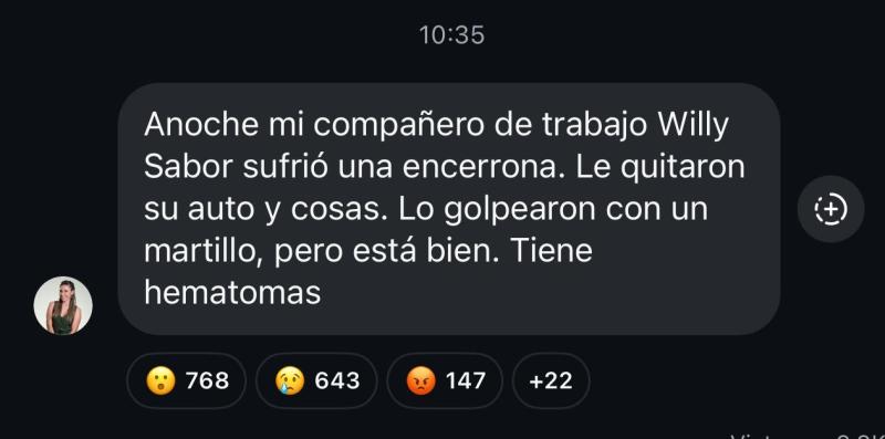 Reportan que el comediante Willy Sabor fue víctima de una encerrona