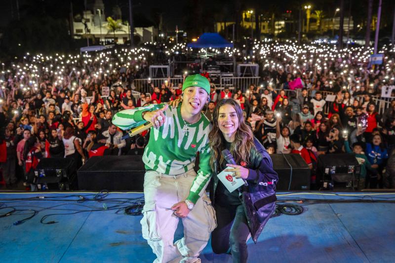 Pailita fue uno de los artistas que formó parte de la Gira Teletón por el norte de nuestro país.