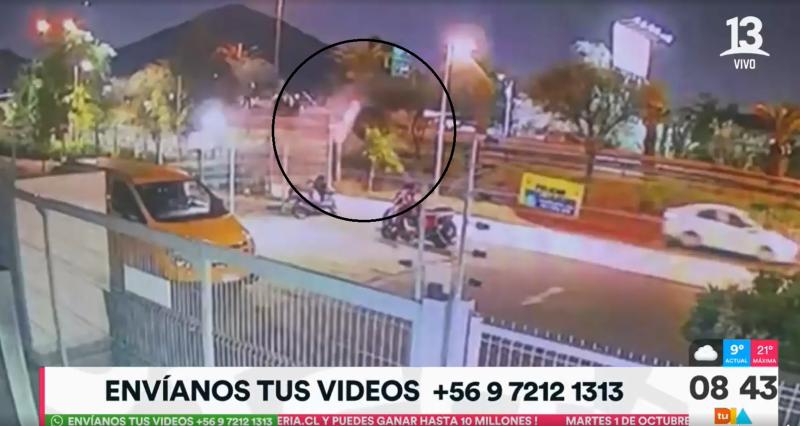 Conductor pierde el control de su vehículo al creer que le harían una encerrona