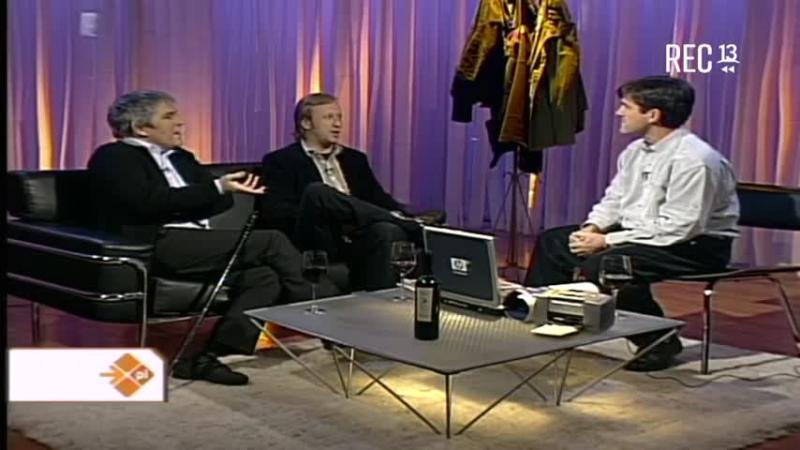 José Luis Bouchon y Federico Sánchez en el programa de entrevistas "Plaza Italia" junto a Marcelo Comparini