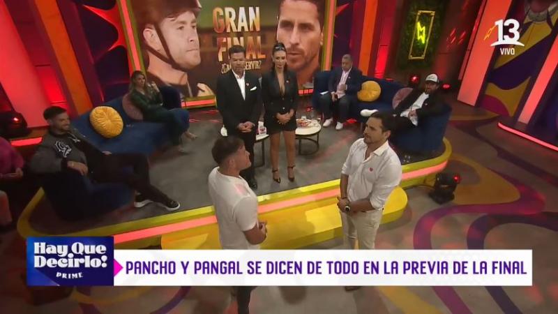 Pancho Rodríguez y Pangal en Cara a Cara previo a la final de Ganar o Servir