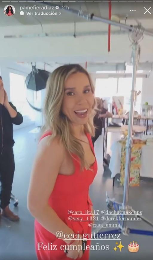 Pamela Díaz revela que Cecilia Gutiérrez está de cumpleaños y la sorprende en plena sesión de fotos
