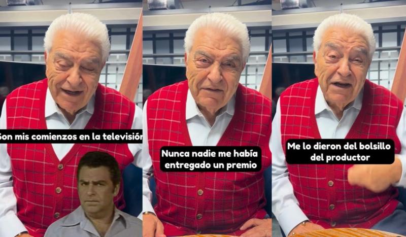 Mario Kreutzberger relatando su anécdota con un premio que no recibió en sus inicios en televisión