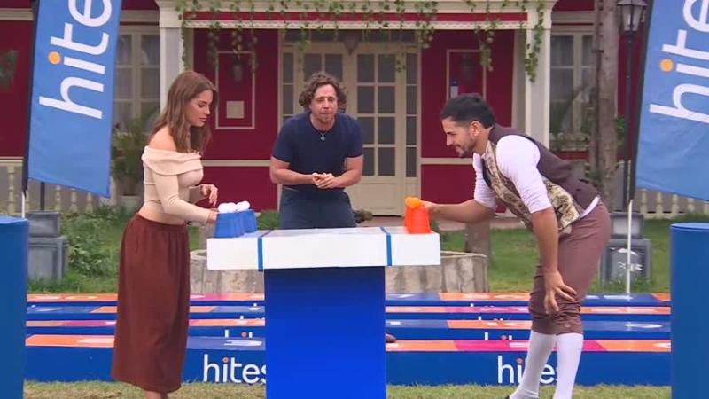 Pangal Andrade enfrentando a Gala Caldirola.