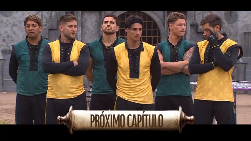 Hombres de Ganar o Servir listos para competir