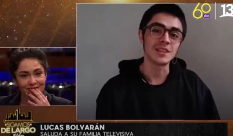 Lucas Bolvarán en "Sigamos de Largo" de Canal 13