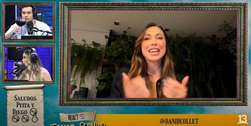 Daniela Colett en React Pepsi de Ganar o Servir