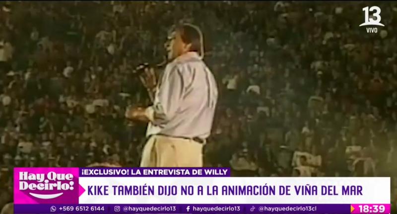 Esta es la razón por la que Kike Morandé rechazó la animación del Festival de Viña del Mar