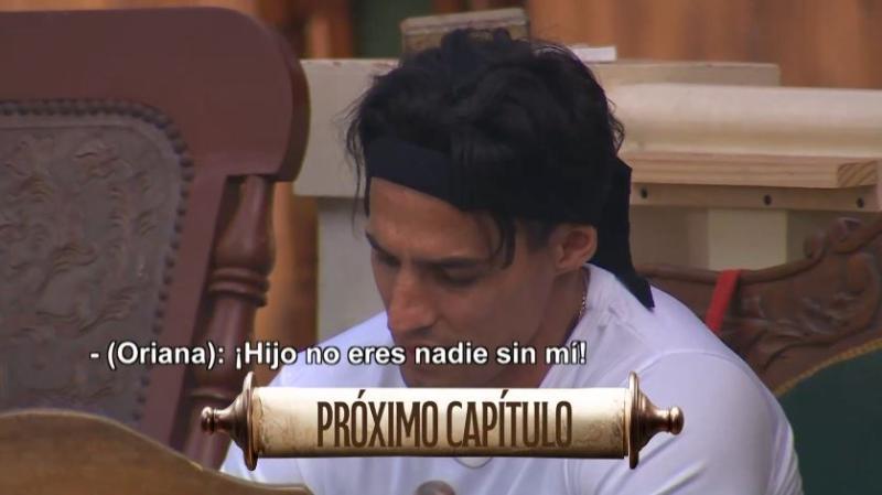 Oriana insulta a Facundo